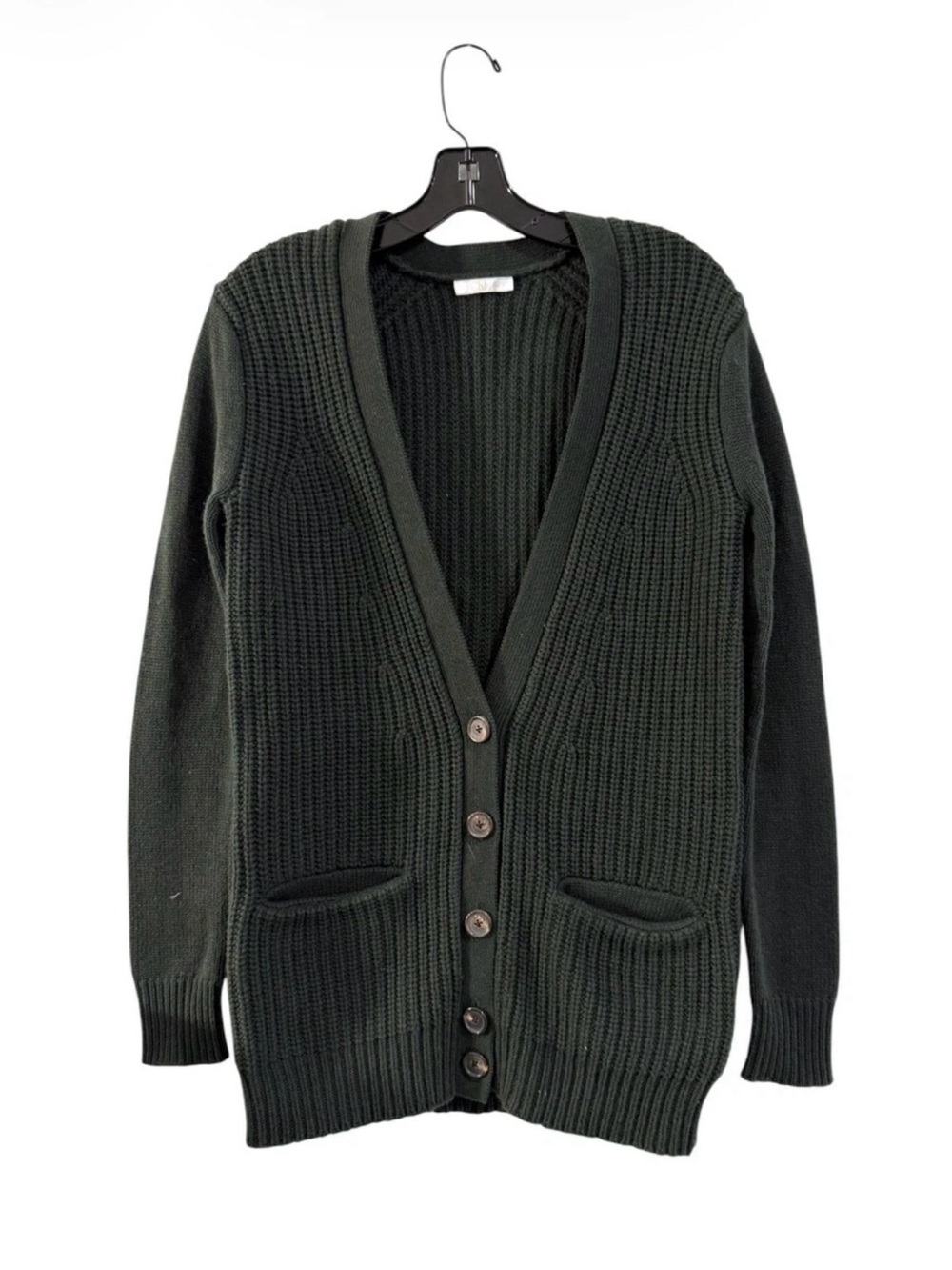 Chloé Ribbed Knit Cashmere Cardigan Size S